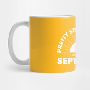 Pretty Shining People Are Born In September Mug